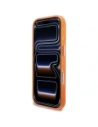 Etui Guess IML Script Metal MagSafe do Apple iPhone 17 Pro Max pomarańczowy