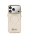 Etui Guess IML Script Metal MagSafe do Apple iPhone 17 Pro różowy