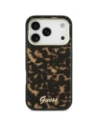 Etui Guess IML Script Metal MagSafe do Apple iPhone 17 Pro tortoise