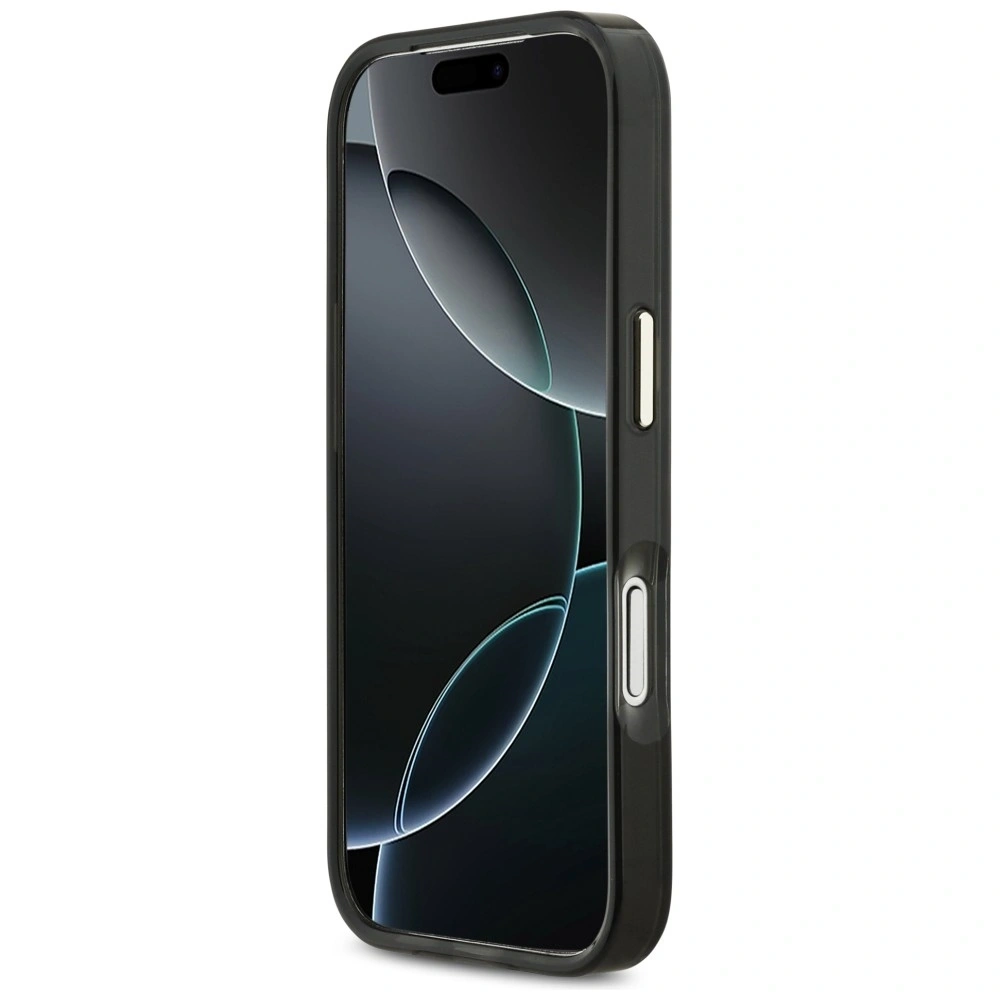 Etui Guess IML Script Metal MagSafe do Apple iPhone 17 Pro tortoise