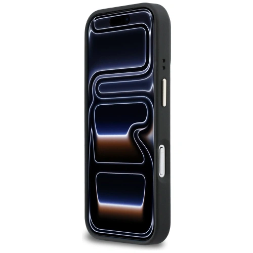 Etui Karl Lagerfeld Croco KL Script Logo MagSafe do Apple iPhone 17 Pro czarny