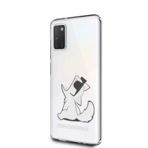 Kup Etui Karl Lagerfeld KLHCM21CFNRC Samsung Galaxy M21 carcasă dură transparentă Choupette Fun - KLD312CL - {ean13} - Sklep Home Screen