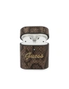 Etui Guess GUACA2PUSNSMLBR Apple AirPods cover brązowy/brown Python Collection