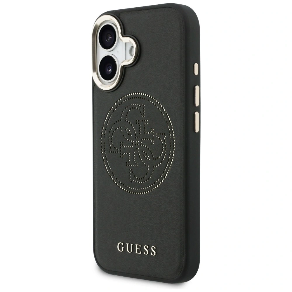 Etui Guess Perforated 4G MagSafe do Apple iPhone 17 czarny