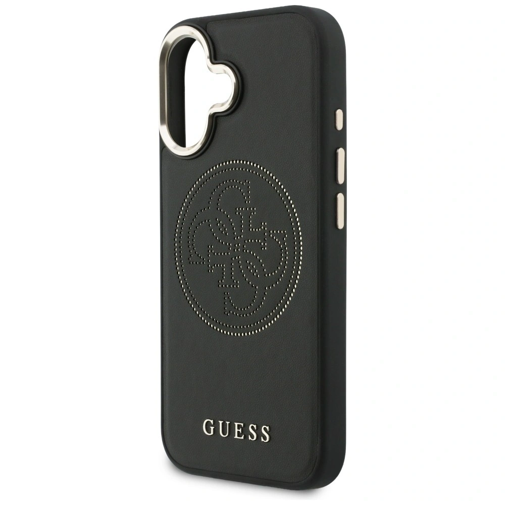 Etui Guess Perforated 4G MagSafe do Apple iPhone 17 czarny