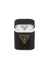 Etui Guess GUACA2VSATMLBK pentru Apple AirPods, negru Saffiano