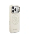Etui Guess Perforated 4G MagSafe do Apple iPhone 17 Pro beżowy
