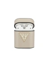 Etui Guess GUACA2VSATMLLG Apple AirPods tok bézs Saffiano