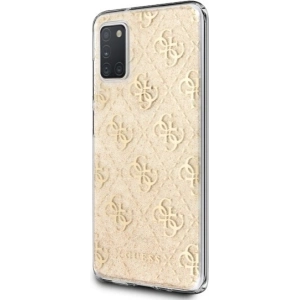Guess GUHCM21PCU4GLGO Samsung Galaxy M21 gold hard case 4G Glitter