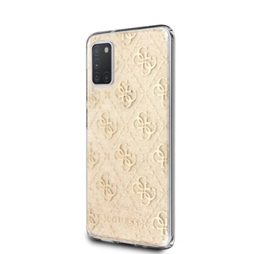 Kup Etui Guess GUHCM21PCU4GLGO Samsung Galaxy M21 aurie/gold hard case 4G Glitter - GUE577GLD - {ean13} - Sklep Home Screen