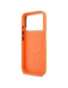 Etui Guess Perforated 4G MagSafe do Apple iPhone 17 Pro pomarańczowy