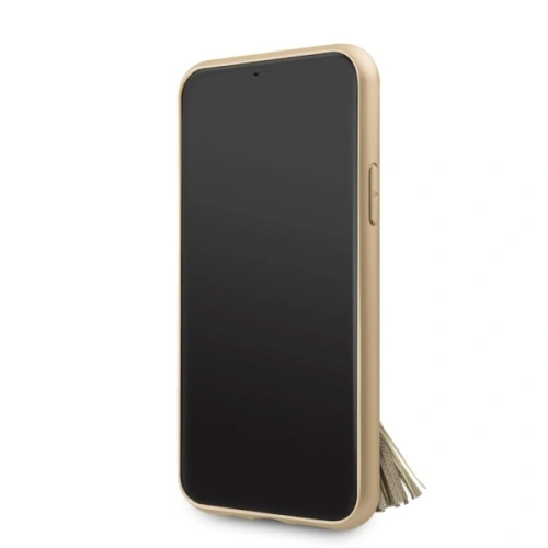 Kup Guess Apple Tasche GUHCN58RSSABE iPhone 11 Pro beige/beige Hartschalenetui Saffiano mit Ringständer - GUE578BEI - {ean13} - Sklep Home Screen