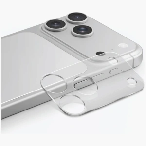 Ochrona modułu aparatu i tylnego panelu UNIQ Optix Aeroshield+ Camera Module Protector do Apple iPhone 17 Pro Max przezroczysty