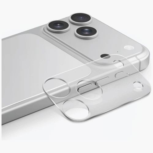 Ochrona modułu aparatu i tylnego panelu UNIQ Optix Aeroshield+ Camera Module Protector do Apple iPhone 17 Pro Max przezroczysty