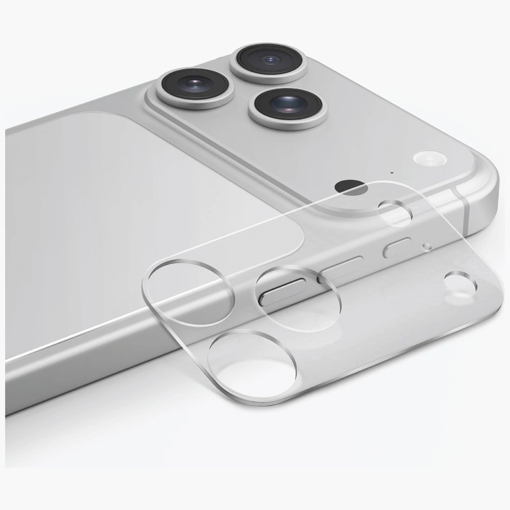 Ochrona modułu aparatu i tylnego panelu UNIQ Optix Aeroshield+ Camera Module Protector do Apple iPhone 17 Pro Max przezroczysty