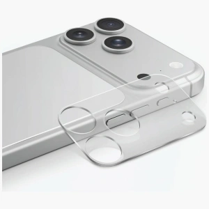 Ochrona modułu aparatu i tylnego panelu UNIQ Optix Aeroshield+ Camera Module Protector do Apple iPhone 17 Pro przezroczysty