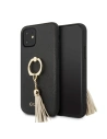 Kup Guess Apple Tasche GUHCN61RSSABK iPhone 11 schwarz/schwarz Hartschalenetui Saffiano mit Ringständer - GUE579BLK - {ean13} - Sklep Home Screen
