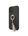 Kup Guess Apple Tasche GUHCN61RSSABK iPhone 11 schwarz/schwarz Hartschalenetui Saffiano mit Ringständer - GUE579BLK - {ean13} - Sklep Home Screen