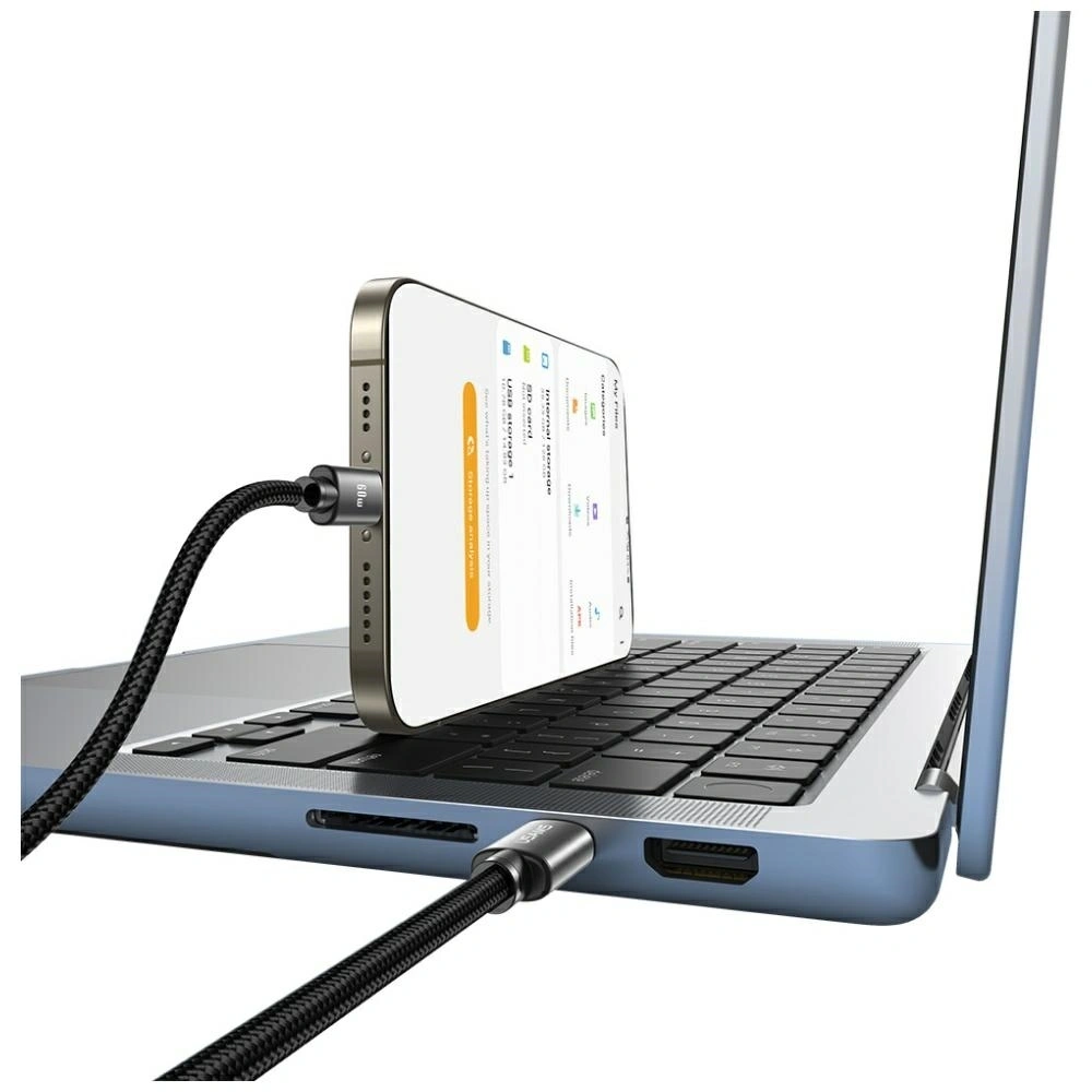 Kabel USAMS U91 60W USB-C / USB-C 1m tarnish