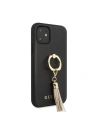 Kup Guess Apple Tasche GUHCN61RSSABK iPhone 11 schwarz/schwarz Hartschalenetui Saffiano mit Ringständer - GUE579BLK - {ean13} - Sklep Home Screen
