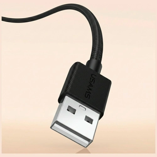 Kabel USAMS U92 18W USB-C / USB-A 1.2m czarny