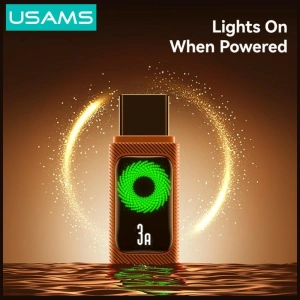 Kabel USAMS U92 18W USB-C / USB-A 1.2m czarny