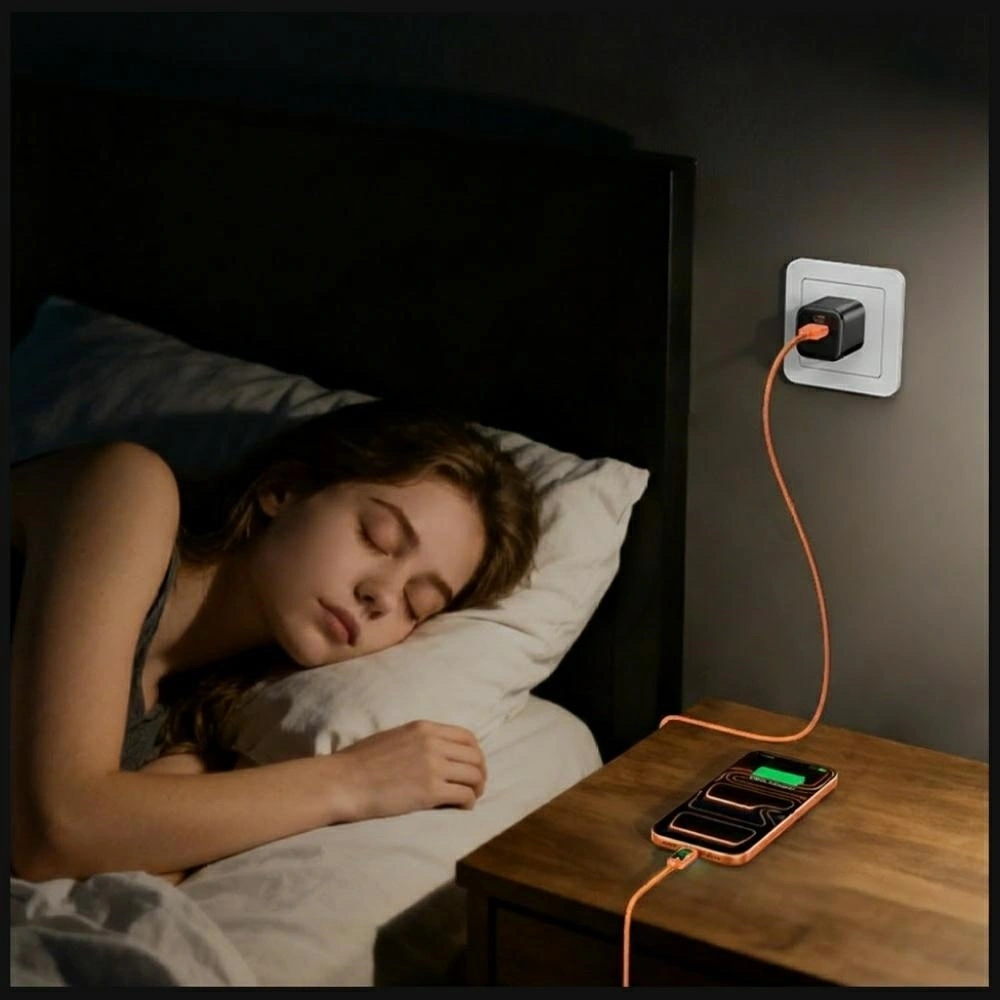 Kabel USAMS U92 18W USB-C / USB-A 1.2m pomarańczowy