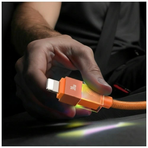 Kabel USAMS U93 30W USB-C / Lightning 1.2m pomarańczowy