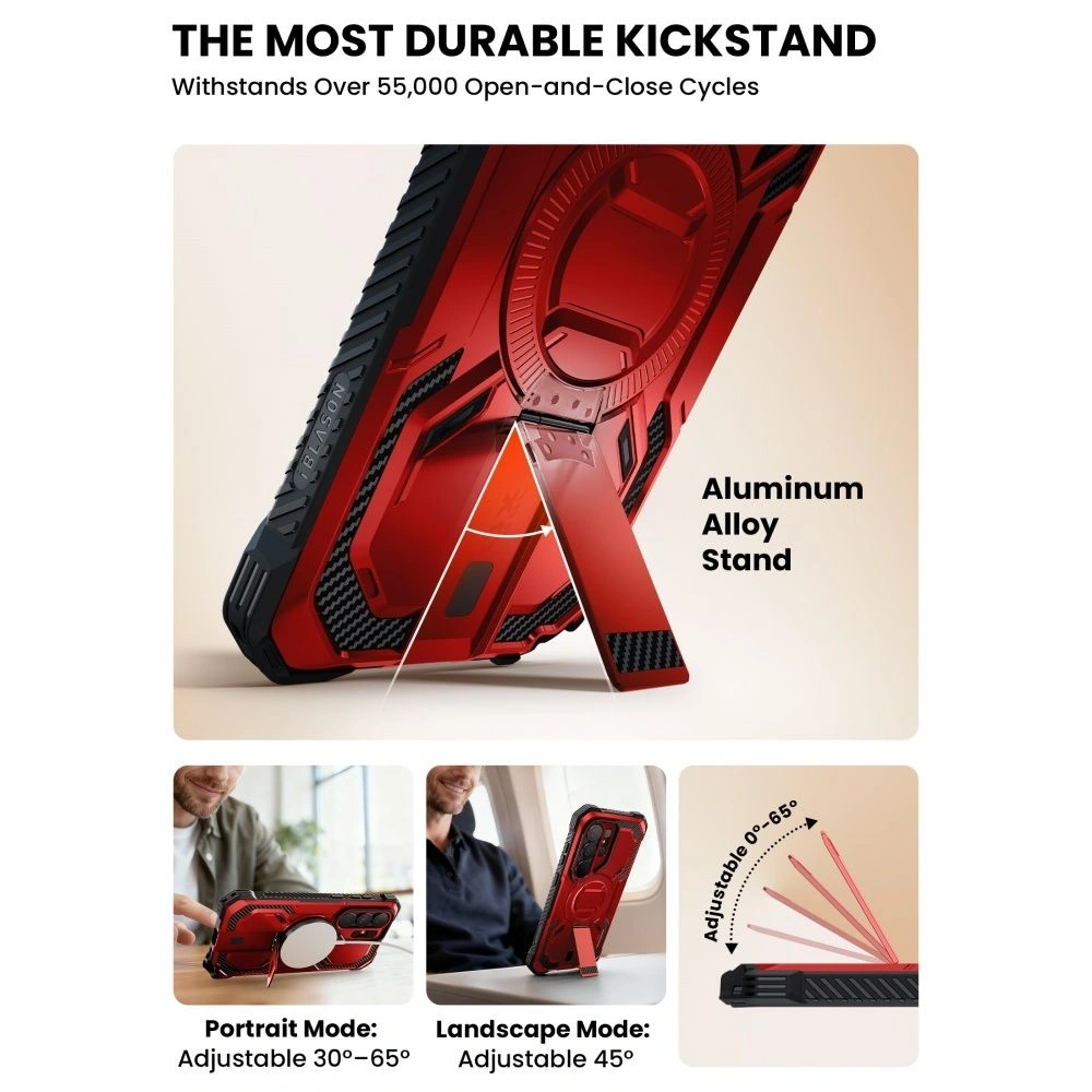 Etui Supcase IBLSN Armorbox Mag MagSafe do Samsung Galaxy S26 Ultra Ruddy