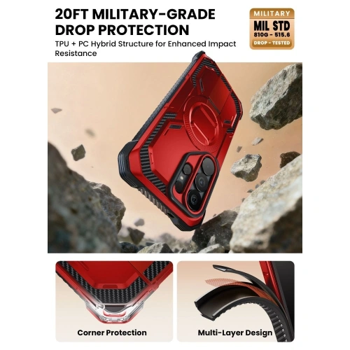 Etui Supcase IBLSN Armorbox Mag MagSafe do Samsung Galaxy S26 Ultra Ruddy
