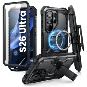 Etui Supcase IBLSN Armorbox Clip Mag MagSafe do Samsung Galaxy S26 Ultra Black