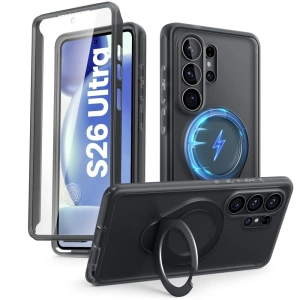 Etui Supcase Cosmo Mag MagSafe do Samsung Galaxy S26 Ultra Frost Black
