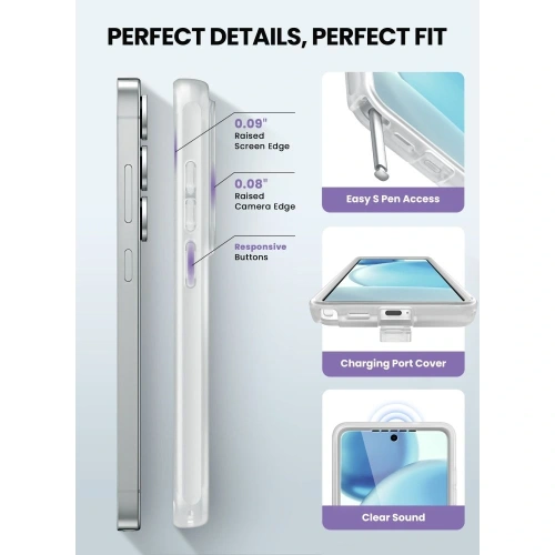 Etui Supcase Cosmo Mag MagSafe do Samsung Galaxy S26 Ultra Frost Clear