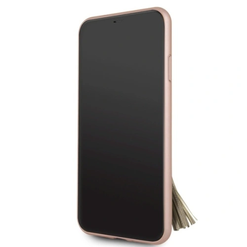 Kup Etui Guess GUHCN65RSSARG Apple iPhone 11 Pro Max roz-aurie/rosegold carcasă tare Saffiano cu suport pentru inel - GUE581RS - {ean13} - Sklep Home Screen