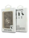 Portfel z lusterkiem Guess 4G Stand & Mirror MagSafe brązowy