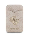 Portfel z lusterkiem Guess 4G Stand & Mirror MagSafe różowy