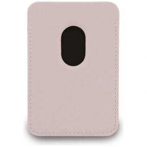 Zestaw portfel + hand strap Guess triangle MagSafe różowy