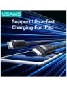Kabel USAMS U94 30W USB-C / Lightning 1m czarny