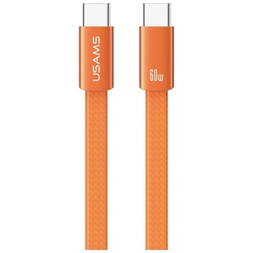 Kabel USAMS U96 60W USB-C / USB-C 1.2m pomarańczowy