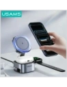 Ładowarka indukcyjna 3w1 USAMS CD257 Qi2 tarnish