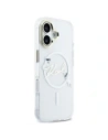 Etui Karl Lagerfeld IML Choupettes Karl Script Logo MagSafe do Apple iPhone 17 przezroczysty