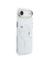 Etui Karl Lagerfeld IML Choupettes Karl Script Logo MagSafe do Apple iPhone Air przezroczysty