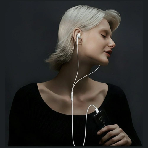 Słuchawki douszne USAMS EP-50 USB-C 1.2m biały