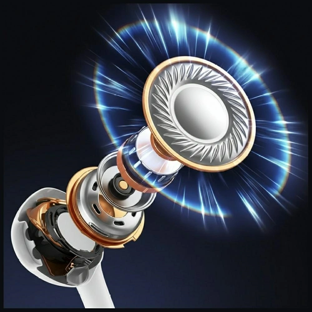 Słuchawki douszne USAMS EP-50 USB-C 1.2m biały