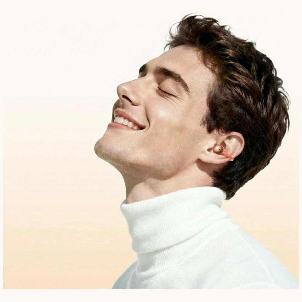 Bezprzewodowe słuchawki TWS USAMS R03 Echo Clip-on Bluetooth 6.0 bezprzewodowe niebieski