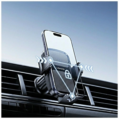 Uchwyt samochodowy USAMS ZJ085 do kratki wentylacyjnej czarny