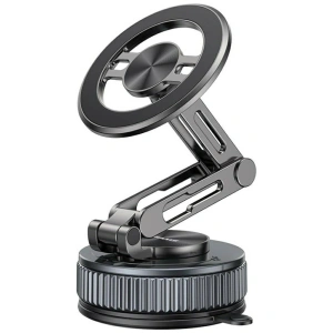 Uniwersalny uchwyt na telefon USAMS ZJ087 magnetyczny do samochodu, domu, biura czarny