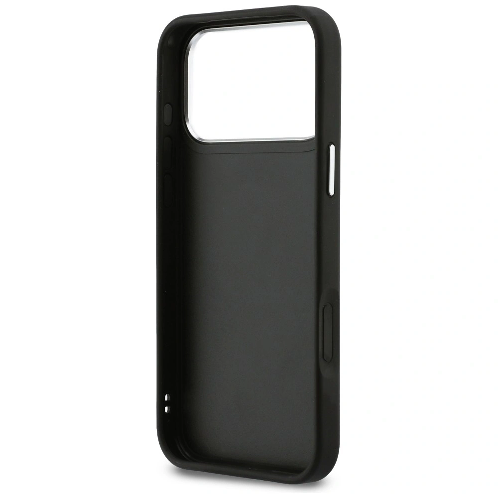 Etui Karl Lagerfeld IML Glitter KL Diamond Logo do Apple iPhone 17 Pro Max czarny