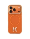 Etui Karl Lagerfeld IML K Head Logo MagSafe do Apple iPhone 17 Pro pomarańczowy