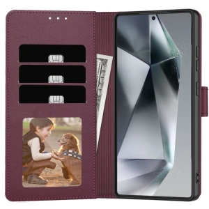 Etui Tech-Protect Wallet do Samsung Galaxy S26 Mulberry